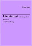 Literaturtest "Skorpion" von Christa Reinig