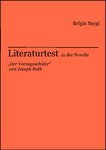 Literaturtest "Der Vorzugsschüler" von Joseph Roth