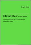 Literaturtest "Furcht und Elend des Dritten Reiches" von Bertolt Brecht